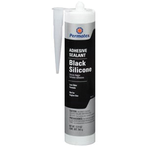 Permatex&reg; RTV Silicone Adhesive Sealant - 11 oz - Black - Q1